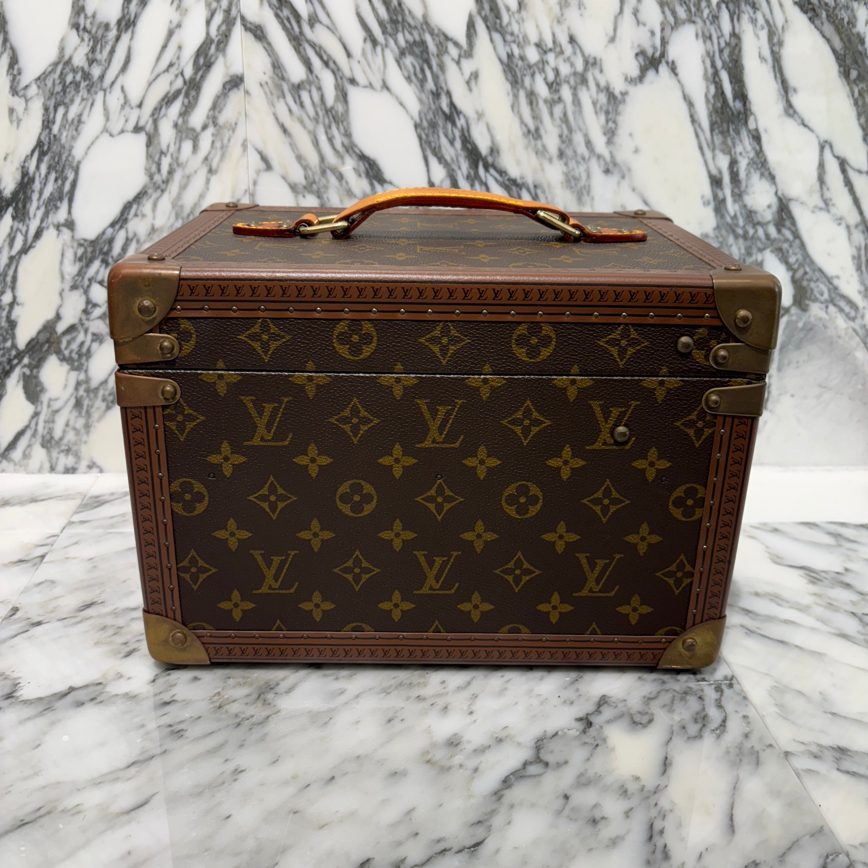 LOUIS VUITTON Monogram Boite Flacon Make Box M21828 ルイヴィトン