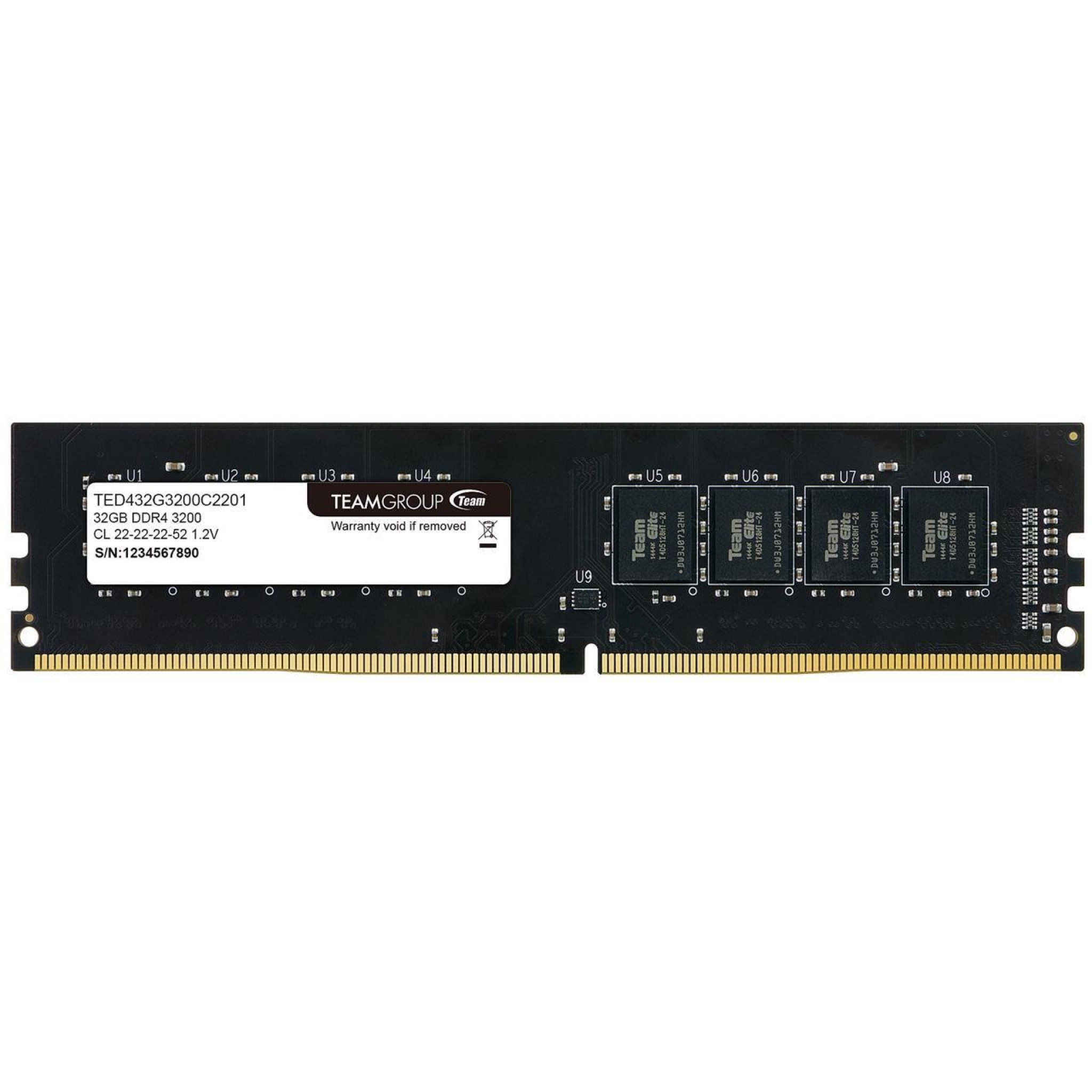 16GB Team Group Elite DDR4 3200MHz CL22 Memory Module