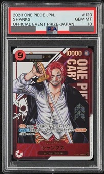 PSA10鑑定済】シャンクス【プロモ】《赤》ForJapan シリアル版OP01-120