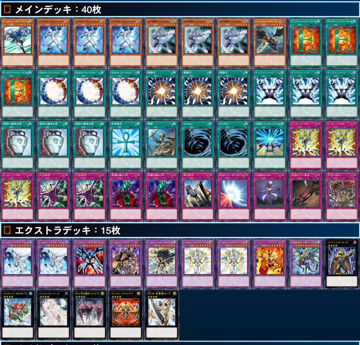 No.800 変異カオス ミラー2デッキセットWCS2005優勝 ゲートボール No