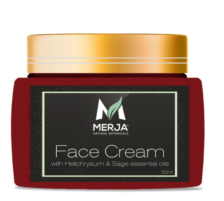 Merja Herbs | Face Cream with Helichrysum & Sage & Aloe - Anti