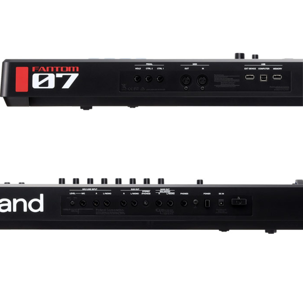 Roland 76鍵盤 シンセサイザー FANTOM-07 キーボードケースセット