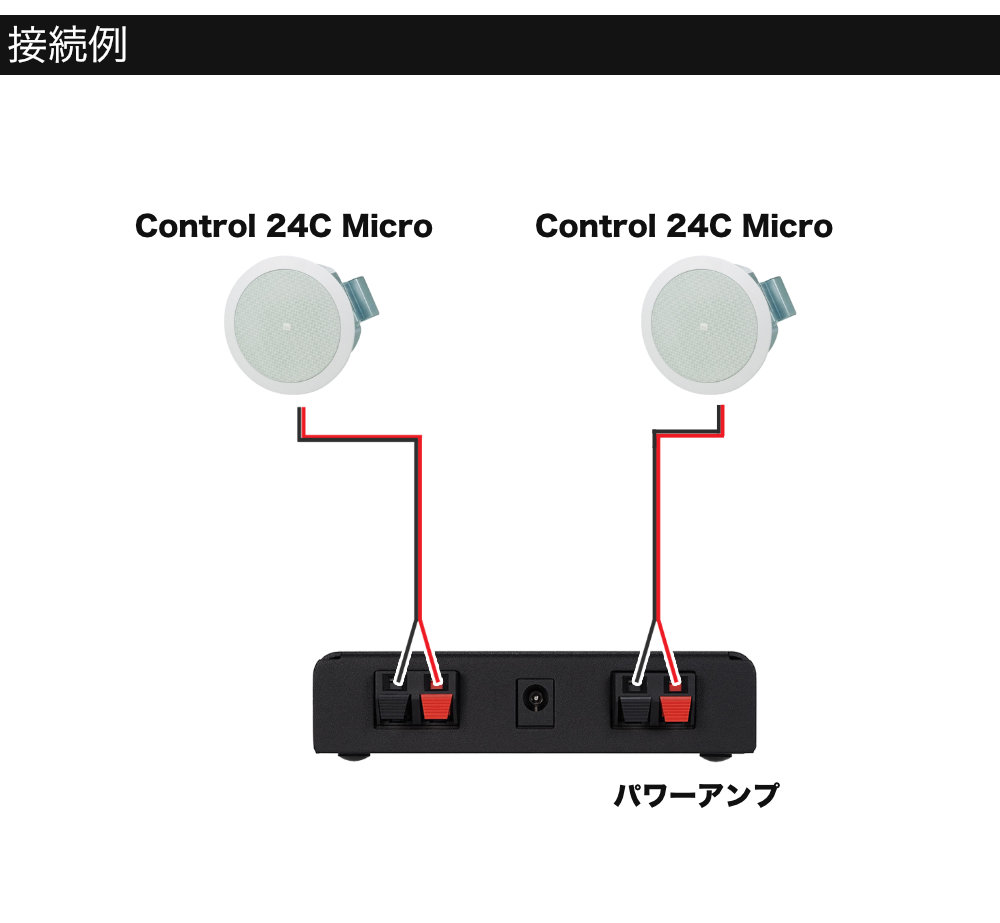 JBL 天井埋込みコンパクトスピーカー Control 24C Micro アンプ付き