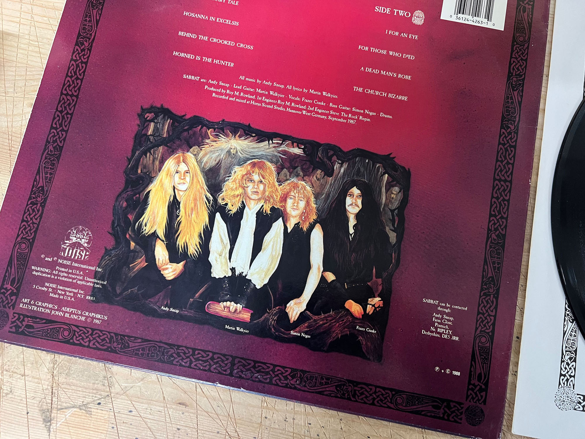 Sabbat – History Of A Time To Come LP — Me Saco Un Ojo Records