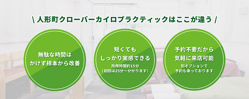人形町駅前整体院～クローバーカイロ～ | 誠整体院グループ