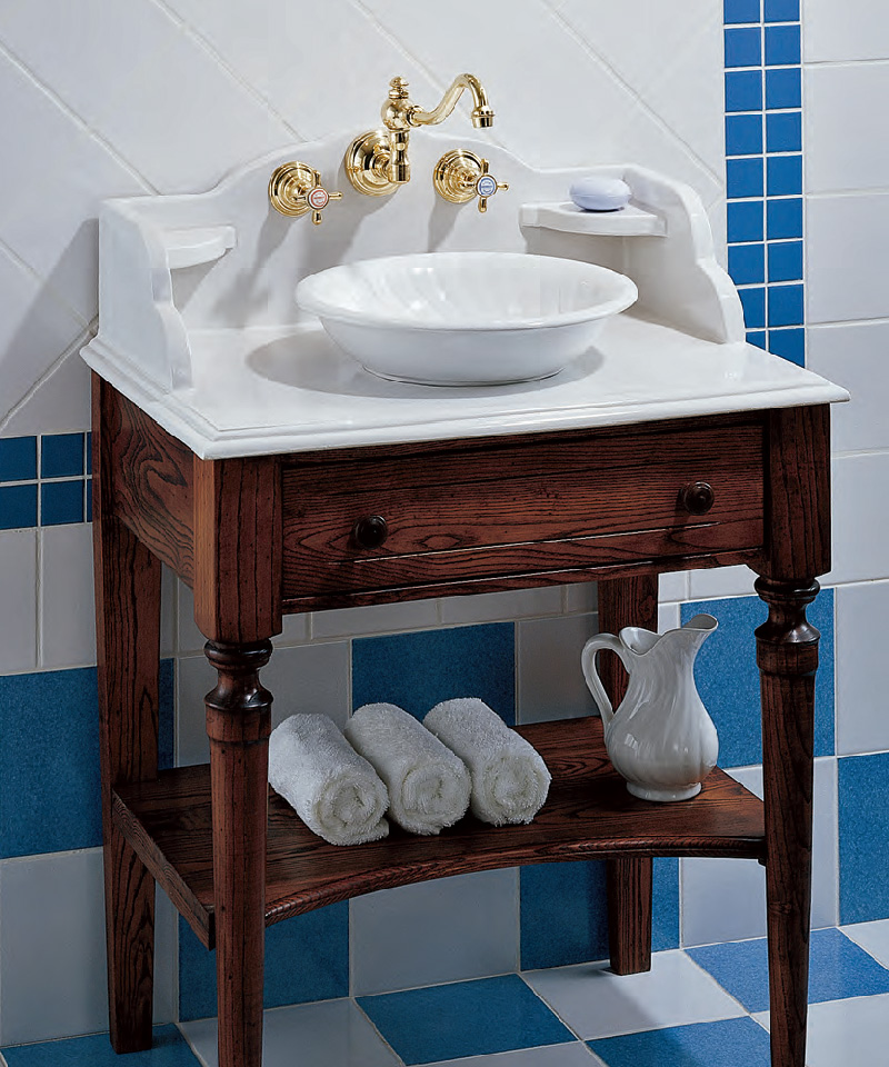 フランス製 洗面ボウル（ベッセル型） 0409.20｜陶器製洗面器