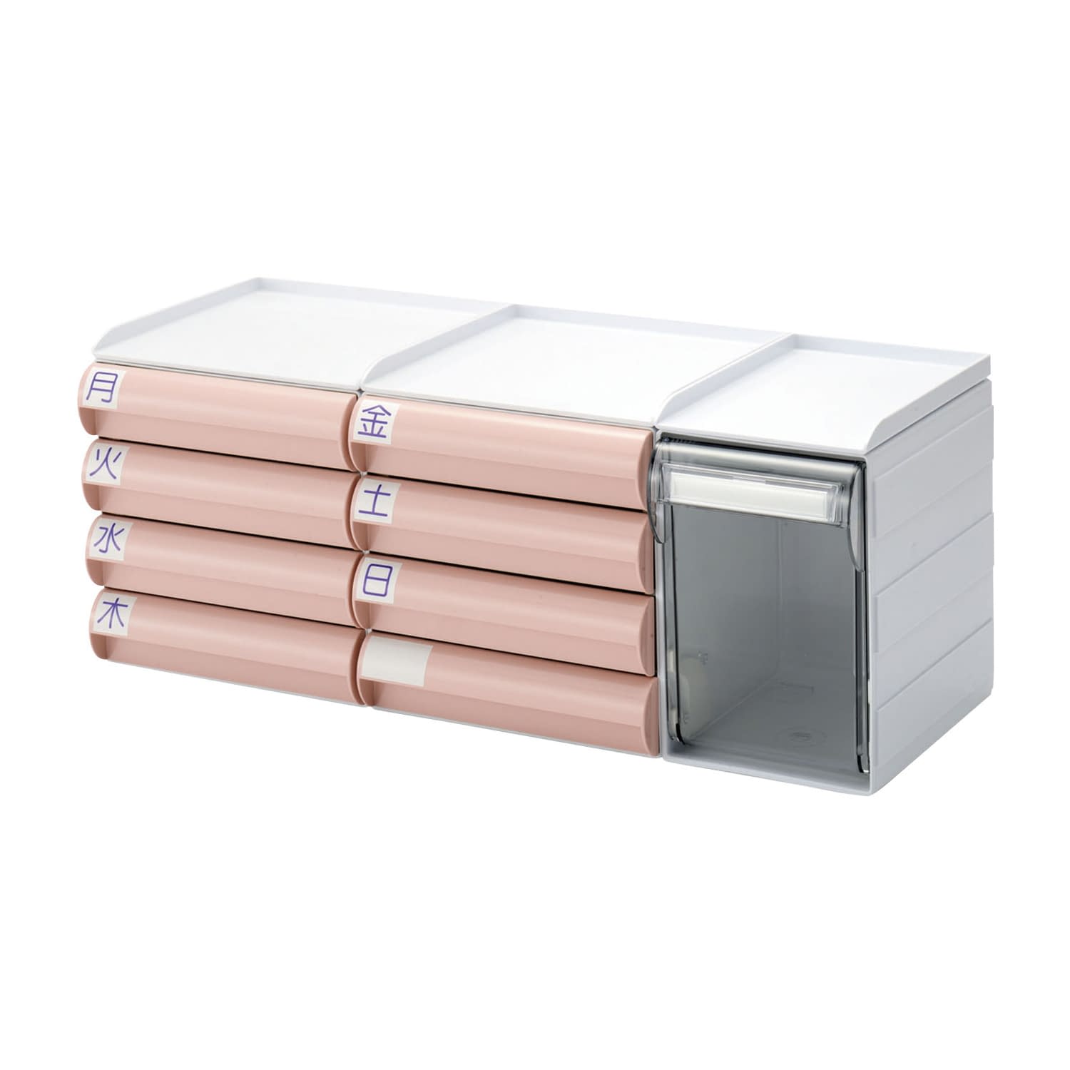 自主管理薬箱(ウィークリーメディ) おくすりケース 08-2446-0004