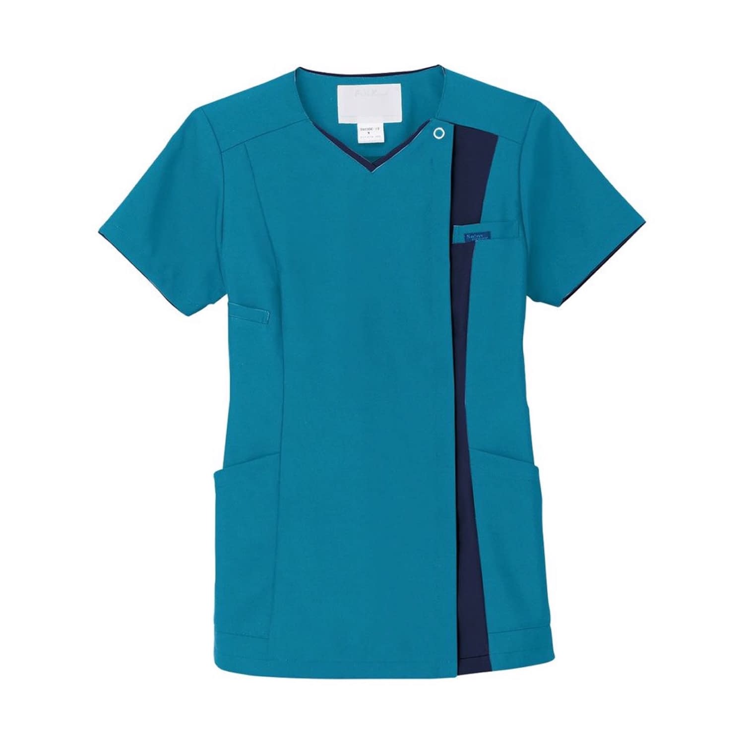 レディスジップスクラブ 診察衣 24-2923-0001 S フォーク 7023SC-11