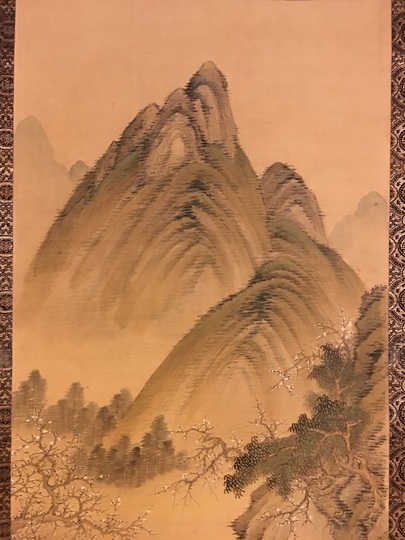 広瀬台山 山水図｜古美術・掛け軸の販売・買取・鑑定-松本松栄堂