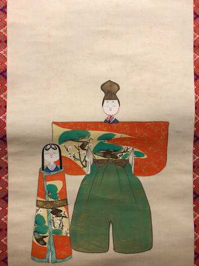 神坂雪佳 立雛図｜古美術・掛け軸の販売・買取・鑑定-松本松栄堂