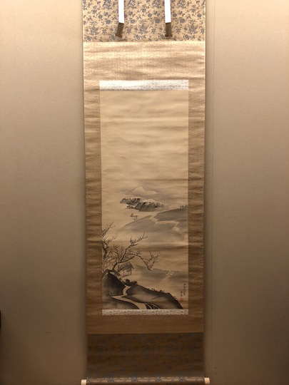 円山応挙 早春山水図｜古美術・掛け軸の販売・買取・鑑定-松本松栄堂