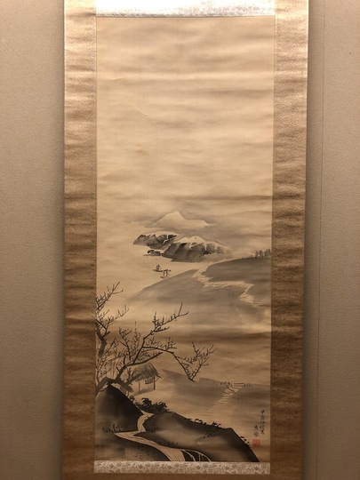 円山応挙 早春山水図｜古美術・掛け軸の販売・買取・鑑定-松本松栄堂