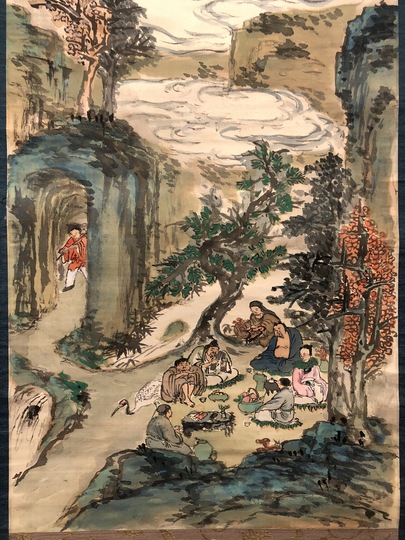 Tomioka Tessai Landscape ｜Matsumoto Shoeido | Japanese Paintings