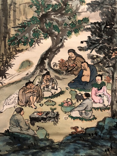 Tomioka Tessai Landscape ｜Matsumoto Shoeido | Japanese Paintings