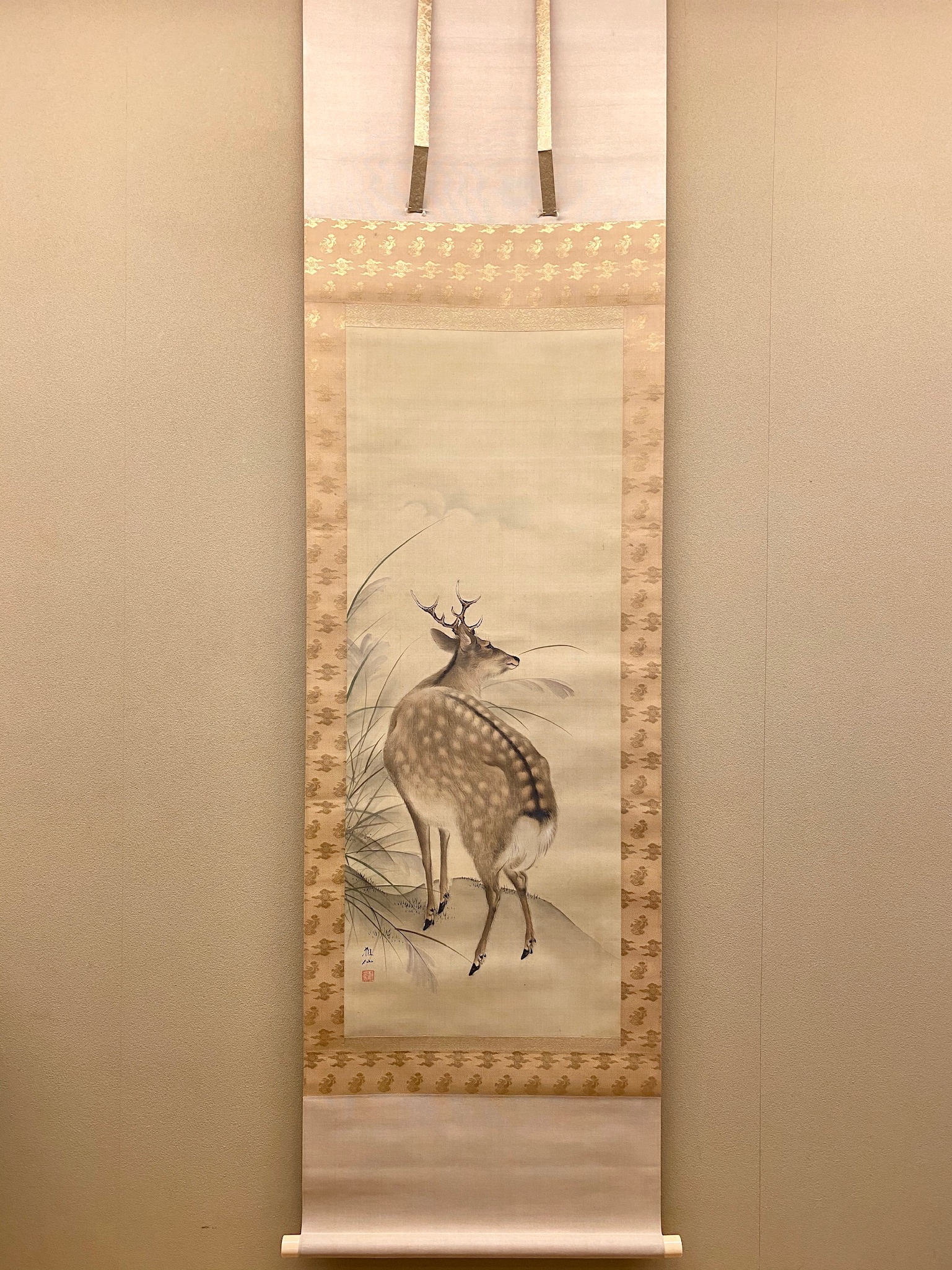 森祖仙 鹿図｜古美術・掛け軸の販売・買取・鑑定-松本松栄堂