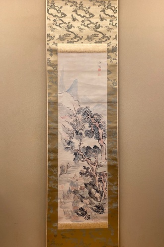 池大雅 布袋図｜古美術・掛け軸の販売・買取・鑑定-松本松栄堂