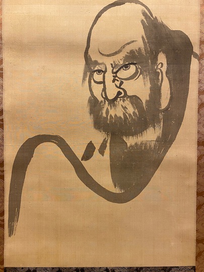 白隠慧鶴 達磨図｜古美術・掛け軸の販売・買取・鑑定-松本松栄堂