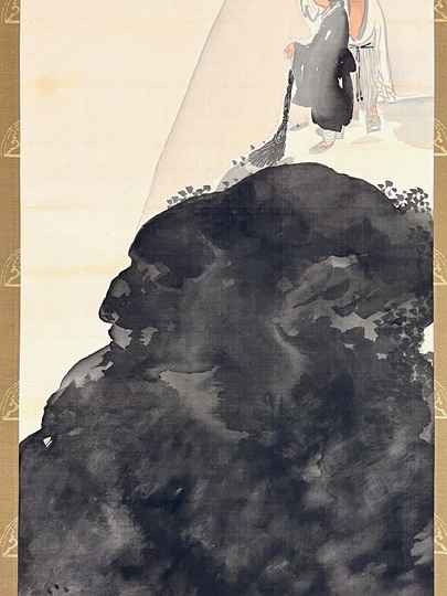 都路華香 寒山拾得図｜古美術・掛け軸の販売・買取・鑑定-松本松栄堂