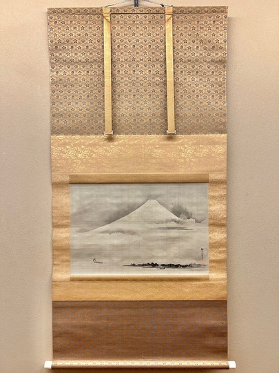 狩野伊川院栄信 富士図｜古美術・掛け軸の販売・買取・鑑定-松本松栄堂