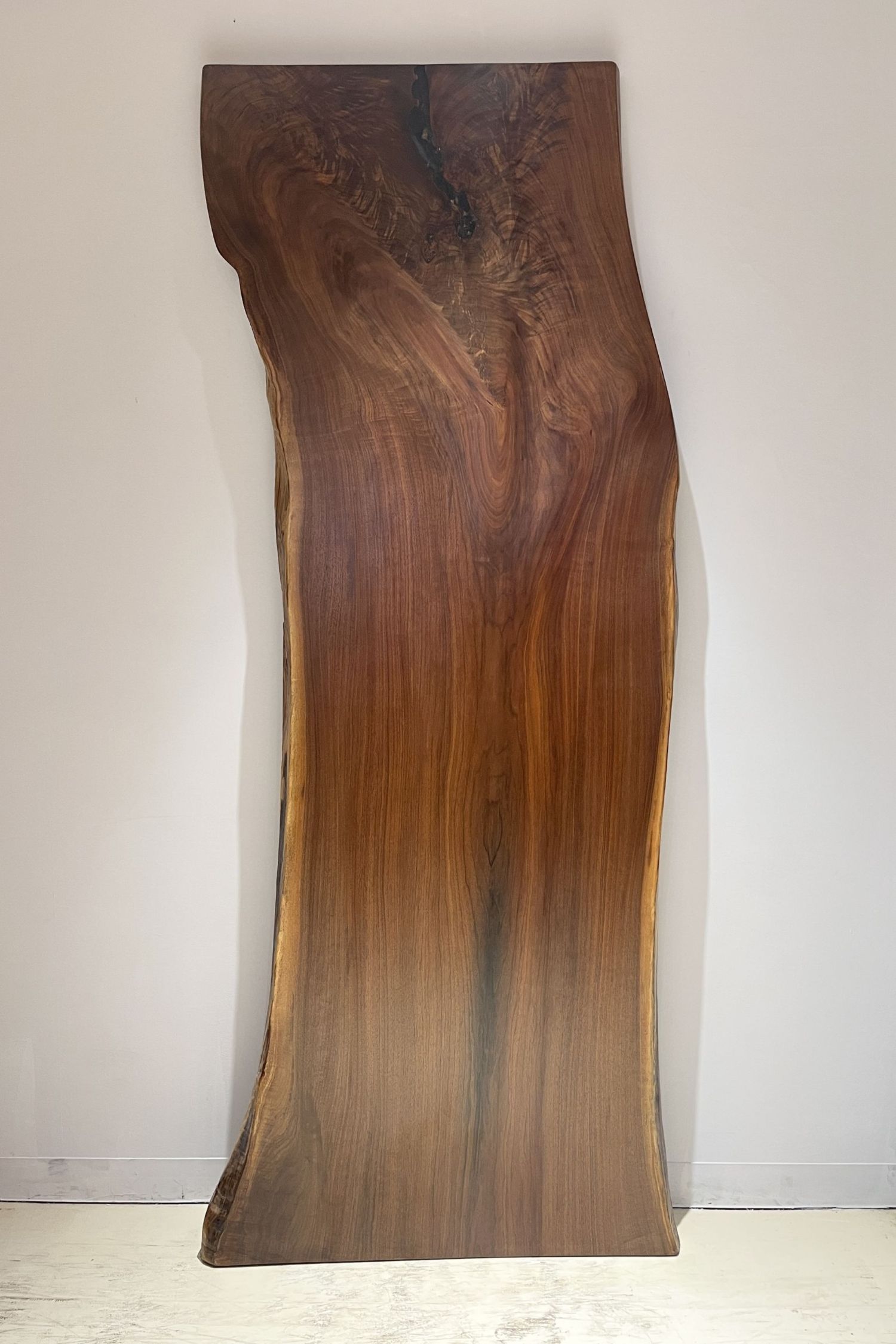 天然木 東京 新宿 東五軒町店展示 楢（なら・ナラ）材 2枚ハギ