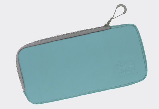 Nintendo Switch 2 専用スマートポーチPUブラック×グレー | マックス