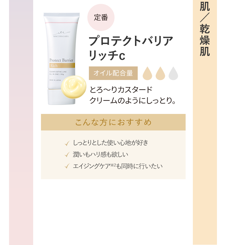 公式]オールインワン（しっとり） プロテクトバリアリッチc（63g