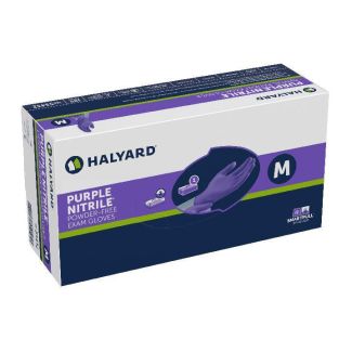 Halyard Purple® Nitrile Gloves, Large, 100/Box