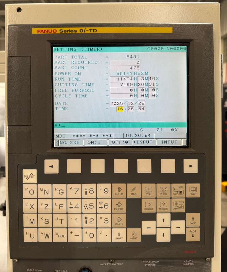 Used Takisawa TCC-2000 L3 CNC Turning Center | High-Precision Lathe