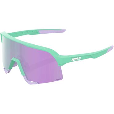 100% MTB Sport Glasses S3 Soft Tact Mint - HiPER Lavender Mirror