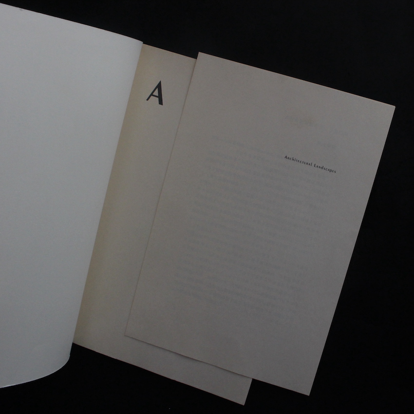 Architectural Landscapes - ホンマ タカシ / Takashi Homma