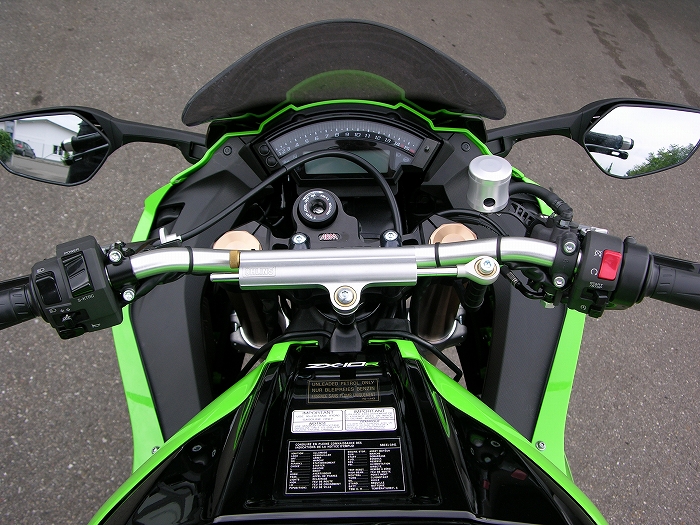 2011 カワサキZX-10R アップハン化 バーハンドルキット トップブリッジ