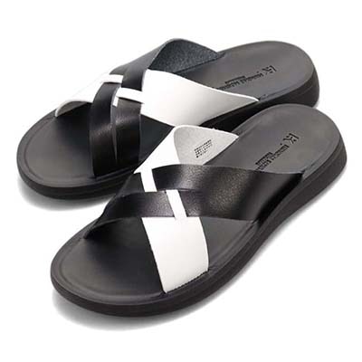 HIROKO KOSHINO HOMME メンズ フラットサンダル HR5911(M（25～25.5