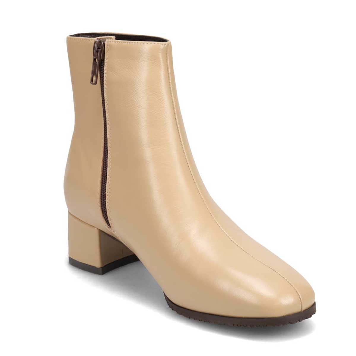 撥水仕様】MODELLO ソフトレザー ショートブーツ DML1907(23.0 BEIGE