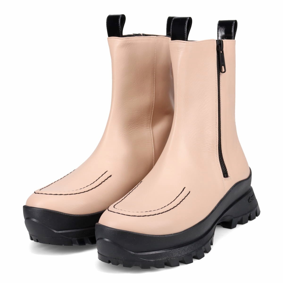 マドラス東京ファクトリー製 Vibramソール 厚底ショートブーツ MAL0038