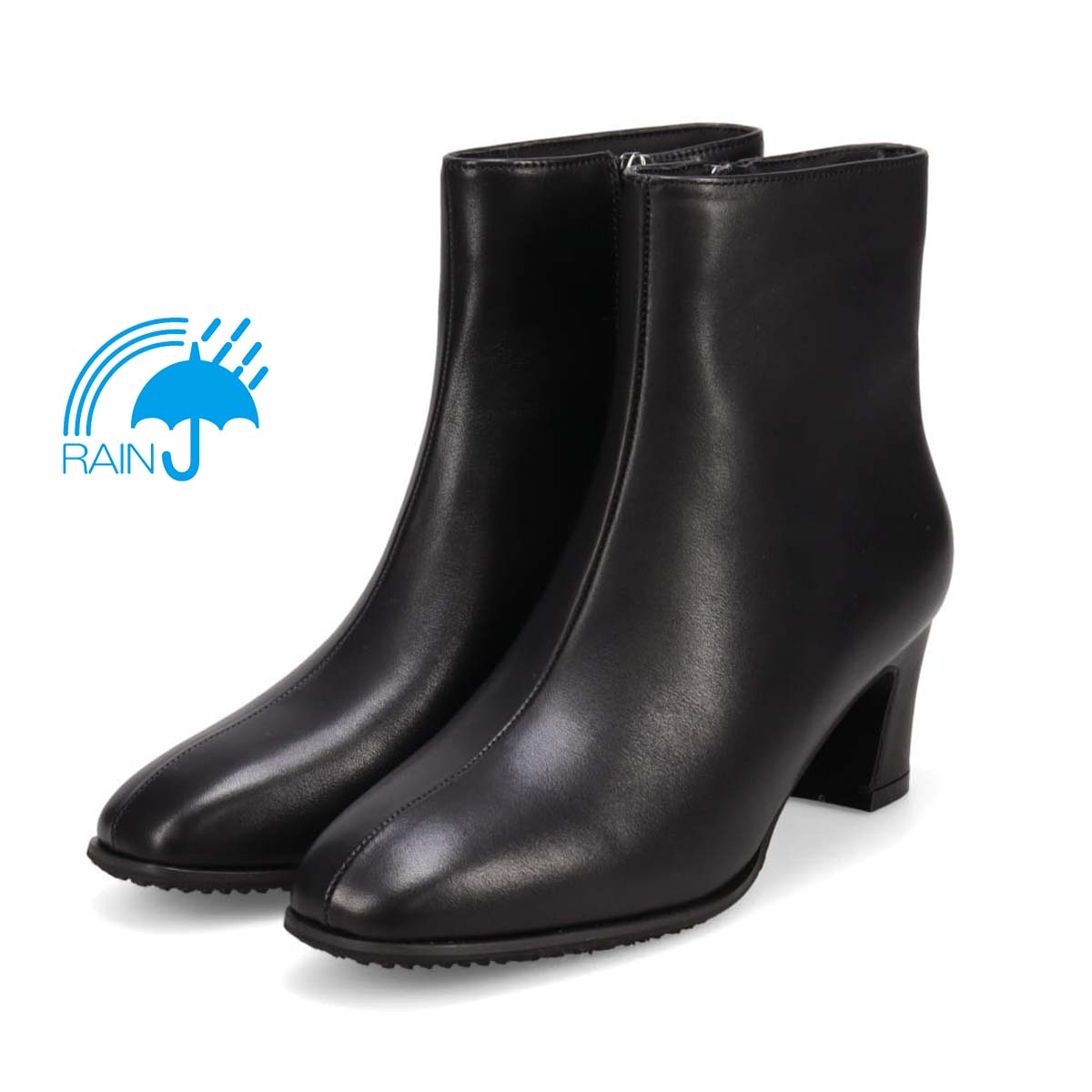 撥水仕様】モデロ MODELLO 5.5cmヒール エレガンスショートブーツ