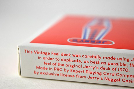 Jerry's Nugget Playing Cards (Modern/Vintage Feel) - Deck – Magic Inc.
