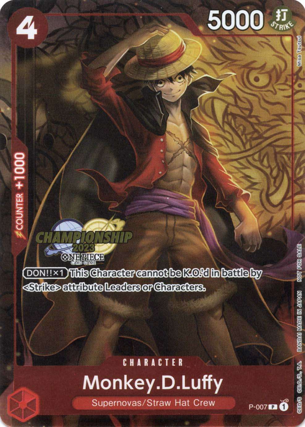 モンキー・D・ルフィ [英語版] (CS2023/illust:Misa Tsutsui)【P】{P