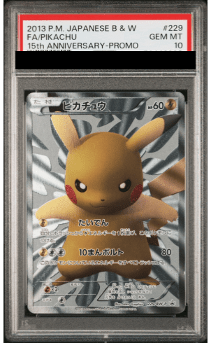 K.B】2019 ピカチュウ プロモカード PSA10 #407 PSA10 シブヤの