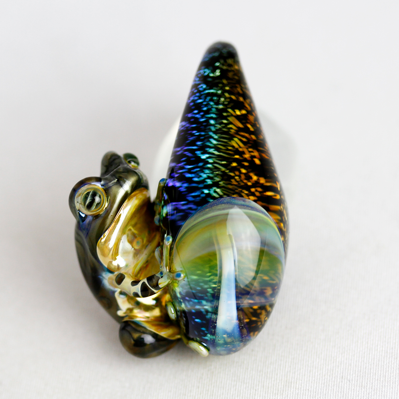 麻覇王（mahao）[ガラス,カエル,シルバー,ネックレス,ブレスレット]