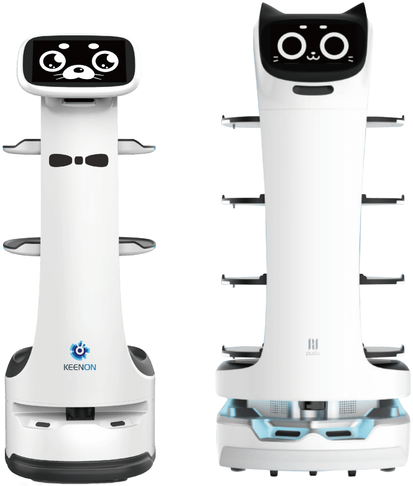 猫型配膳ロボット「MAIDO SELECTION 」｜MAIDO SYSTEM