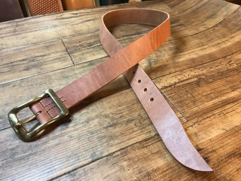 USA産牛ハーネスレザーベルト（サイズオーダー可）｜バイカーズ