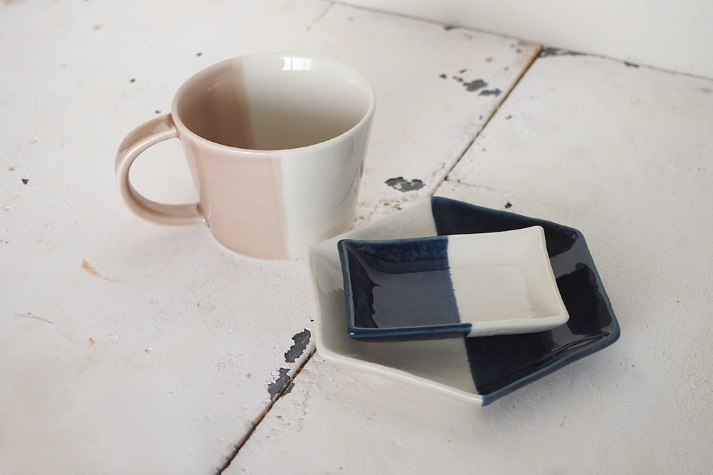 六角豆皿 + マルチカップ + 取皿セット / romantic / ギフトボックス