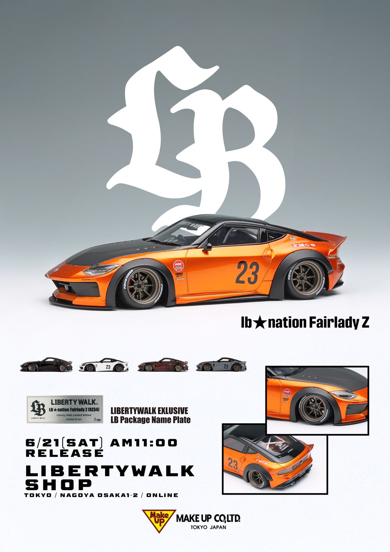 Make Up Co., Ltd. / LibertyWalk特注品のご案内