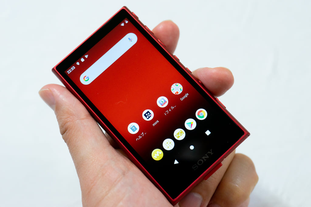 SONY NW-A105 レビュー／Wi-Fiでストリーミング対応のAndroid
