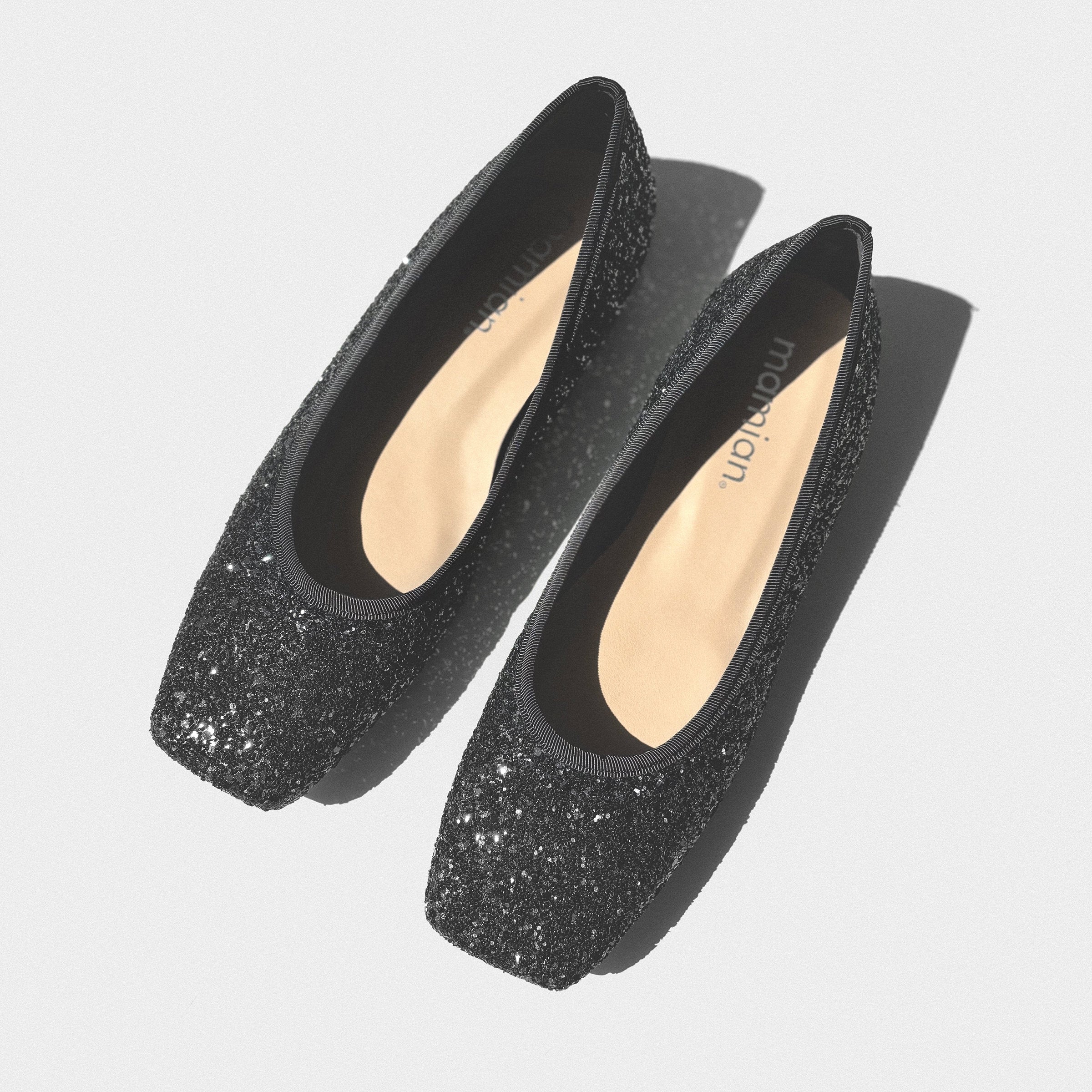 ラストワン30%OFF：2025AW：グリッター フラットシューズ（m10309