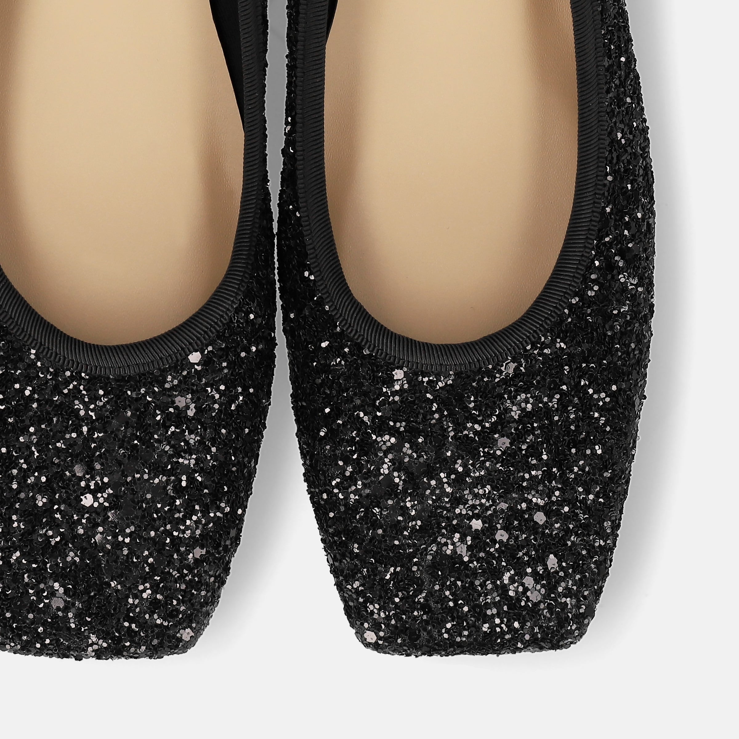 ラストワン30%OFF：2025AW：グリッター フラットシューズ（m10309