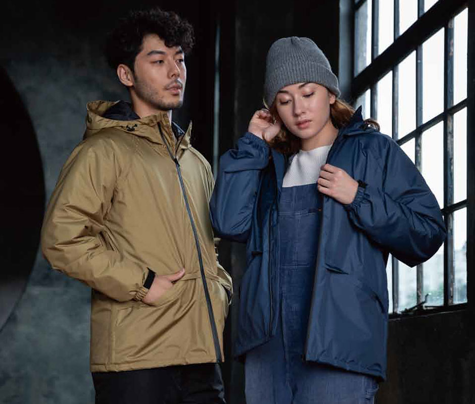 ドカジャン ダウン 防寒ジャケット クロダルマ 防水 防風 軽量 中綿