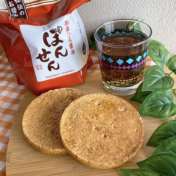 直径10センチ大判サイズ】 9枚手造りポンせん 6袋 （新パッケージ