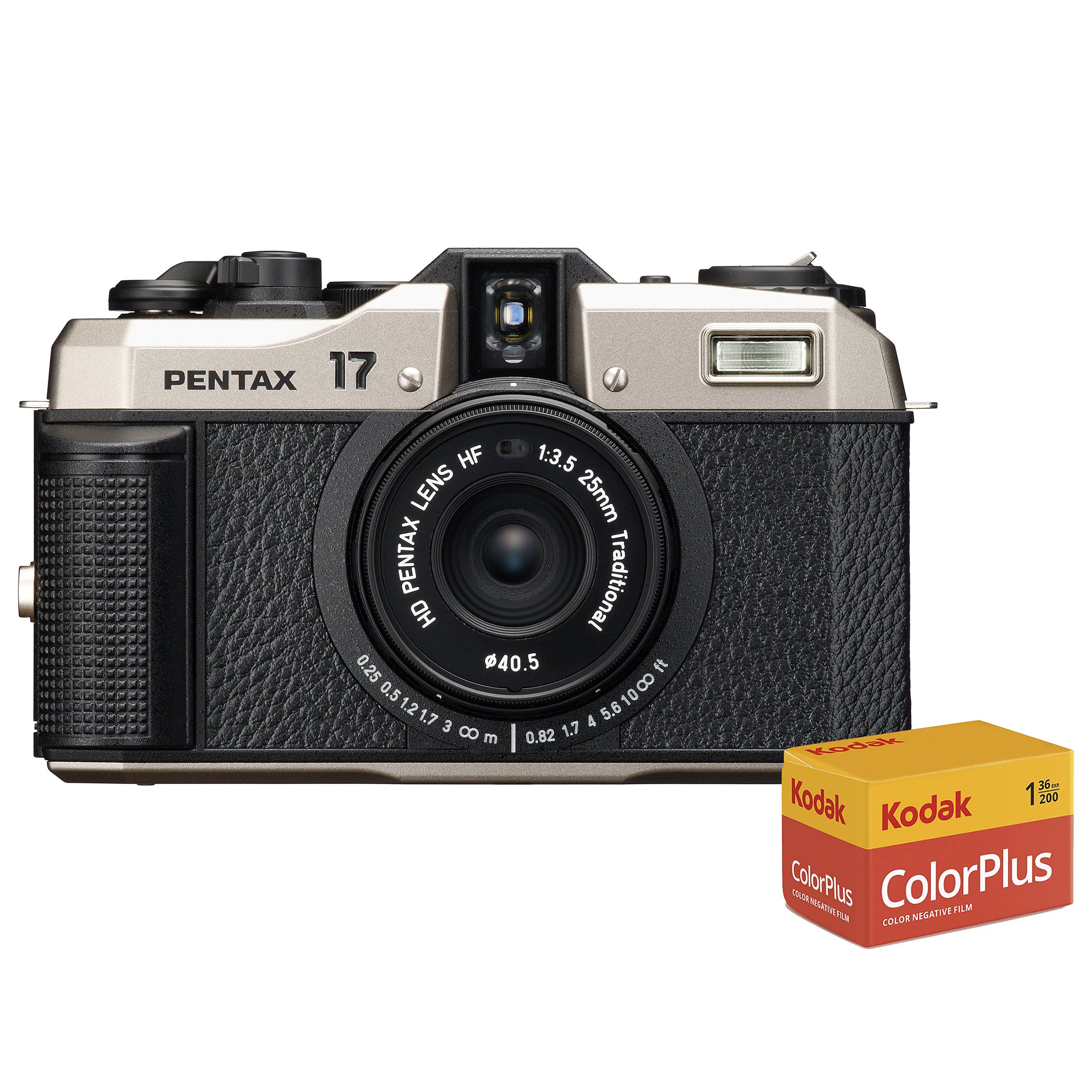 Pentax 17 Film Camera - Dark Silver | Photo & Video | Maplin