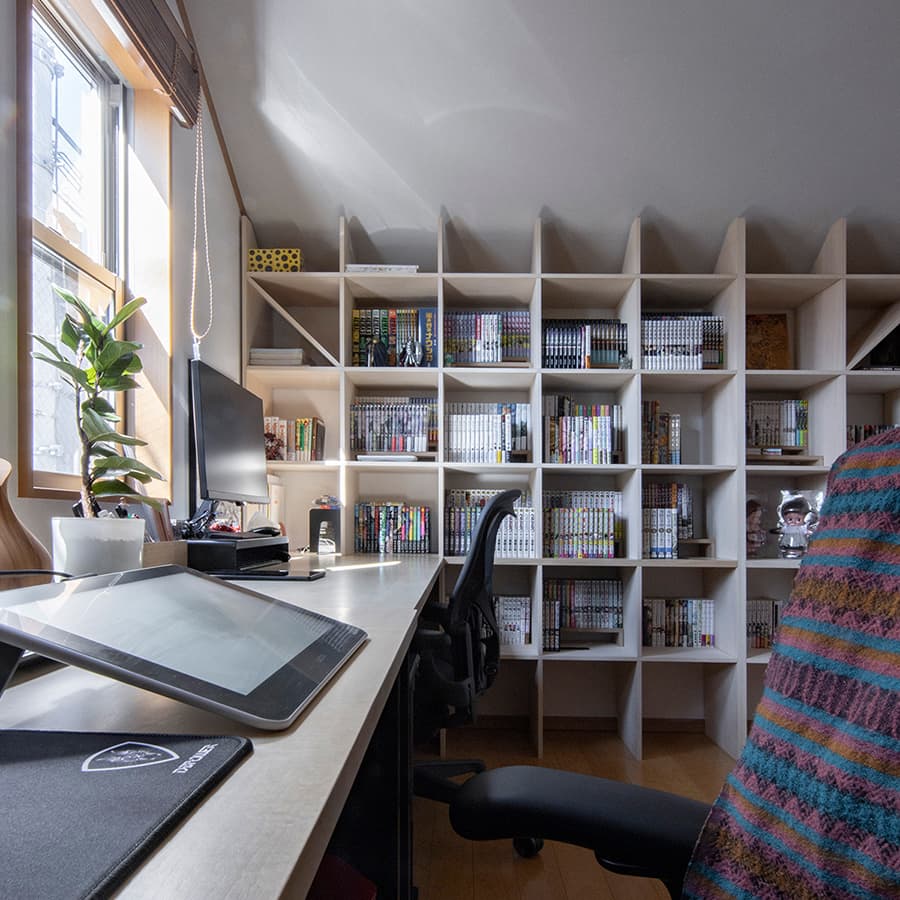 本棚付きデスク|デスク付き本棚の通販はマルゲリータ